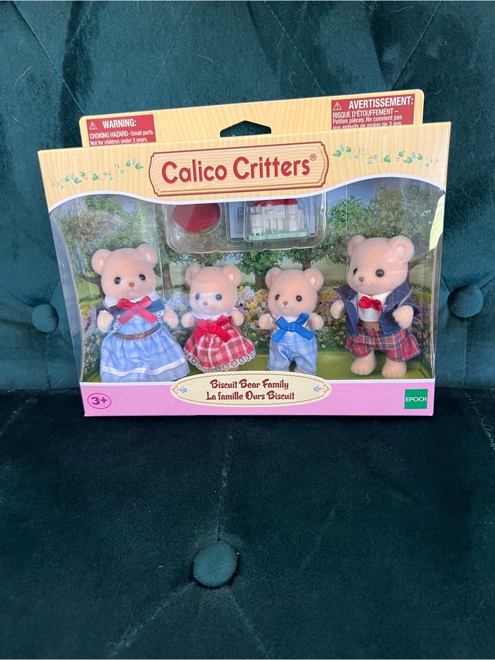 Calico Critters Biscuit Bear Family NWT
